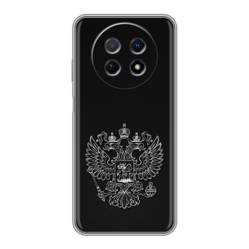 Силиконовый чехол на Huawei Nova Y91 с принтом Герб России Силиконовый чехол на Huawei Nova Y91 с принтом Герб России