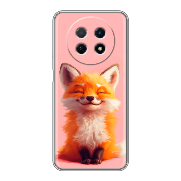 Силиконовый чехол на Huawei Nova Y91 с принтом милая лиса Силиконовый чехол на Huawei Nova Y91 с принтом милая лиса