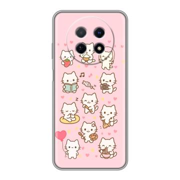 Силиконовый чехол на Huawei Nova Y91 с принтом Hello Kitty Хелоу Кити