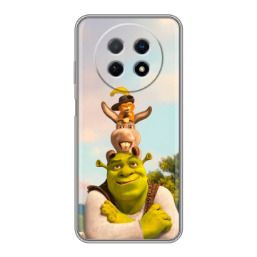 Силиконовый чехол на Huawei Nova Y91 с принтом Шрек Shrek