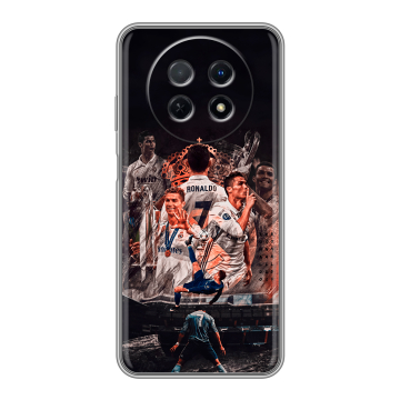 Силиконовый чехол на Huawei Nova Y91 с принтом Реал Роналдо Real Ronaldo Силиконовый чехол на Huawei Nova Y91 с принтом Реал Роналдо Real Ronaldo