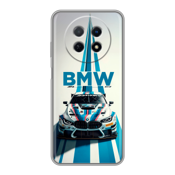 Силиконовый чехол на Huawei Nova Y91 с принтом БМВ BMW
