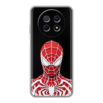 Силиконовый чехол на Huawei Nova Y91 с принтом человек паук spiderman Силиконовый чехол на Huawei Nova Y91 с принтом человек паук spiderman