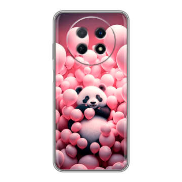 Силиконовый чехол на Huawei Nova Y91 с принтом Панда Силиконовый чехол на Huawei Nova Y91 с принтом Панда