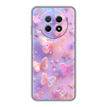 Силиконовый чехол на Huawei Nova Y91 с принтом Бабочки Силиконовый чехол на Huawei Nova Y91 с принтом Бабочки