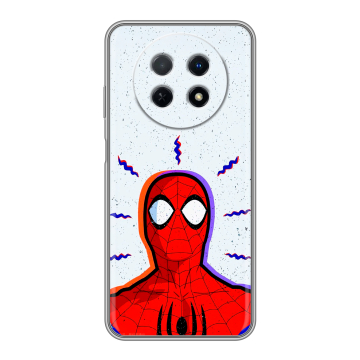 Силиконовый чехол на Huawei Nova Y91 с принтом Spiderman Человек паук