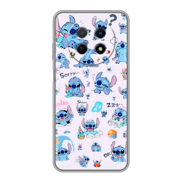 Силиконовый чехол на Huawei Nova Y91 с принтом Лило и Стич Силиконовый чехол на Huawei Nova Y91 с принтом Лило и Стич