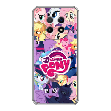 Силиконовый чехол на Huawei Nova Y91 с принтом My little pony Дружба чудо