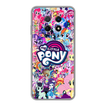 Силиконовый чехол на Huawei Nova Y91 с принтом My little pony Дружба чудо Силиконовый чехол на Huawei Nova Y91 с принтом My little pony Дружба чудо