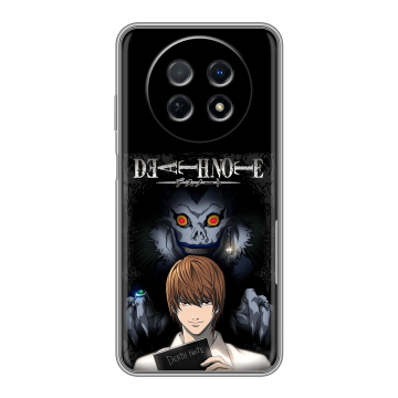 Силиконовый чехол на Huawei Nova Y91 с принтом Death note Тетрадь смерти
