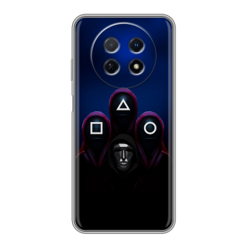 Силиконовый чехол на Huawei Nova Y91 с принтом Игра Кальмара