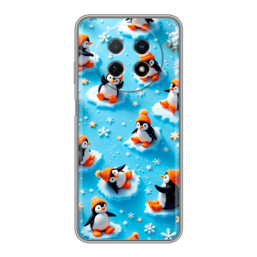 Силиконовый чехол на Huawei Nova Y91 с принтом Новый год