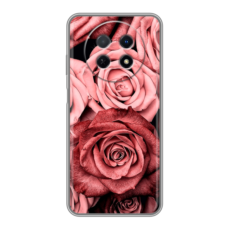 Силиконовый чехол на Huawei Nova Y91 с принтом Цветы розы Силиконовый чехол на Huawei Nova Y91 с принтом Цветы розы