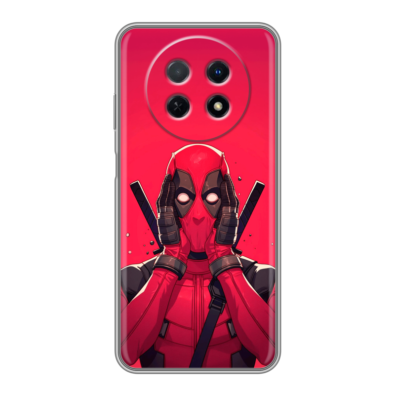 Силиконовый чехол на Huawei Nova Y91 с принтом Дедпул Deadpool Силиконовый чехол на Huawei Nova Y91 с принтом Дедпул Deadpool