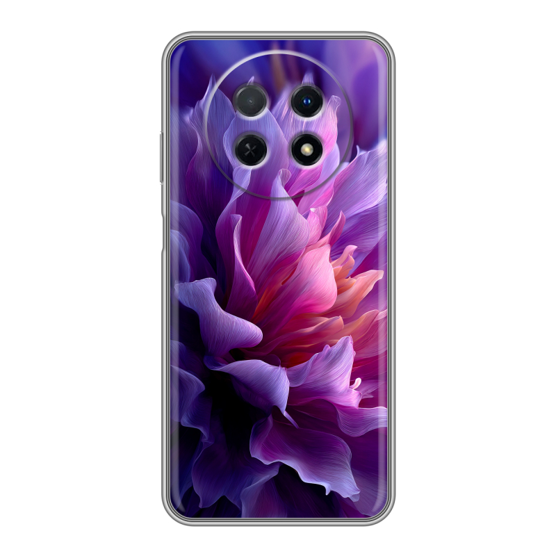 Силиконовый чехол на Huawei Nova Y91 с принтом женский цветы Силиконовый чехол на Huawei Nova Y91 с принтом женский цветы