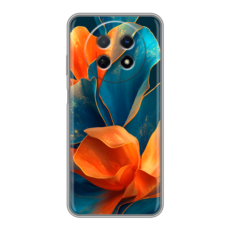 Силиконовый чехол на Huawei Nova Y91 с принтом Цветы Силиконовый чехол на Huawei Nova Y91 с принтом Цветы
