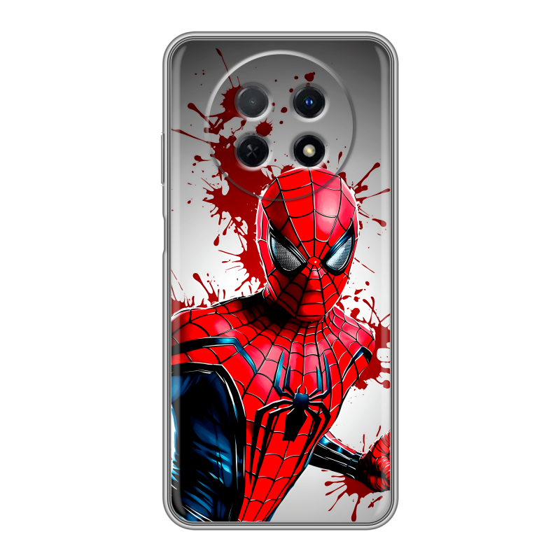 Силиконовый чехол на Huawei Nova Y91 с принтом Spiderman Человек паук Силиконовый чехол на Huawei Nova Y91 с принтом Spiderman Человек паук