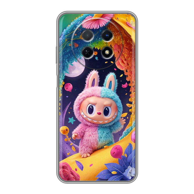 Силиконовый чехол на Huawei Nova Y91 с принтом Labubu Лабубу Силиконовый чехол на Huawei Nova Y91 с принтом Labubu Лабубу