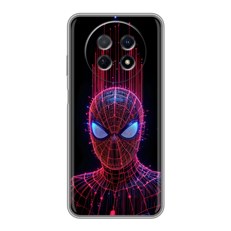 Силиконовый чехол на Huawei Nova Y91 с принтом Spiderman Человек паук Силиконовый чехол на Huawei Nova Y91 с принтом Spiderman Человек паук