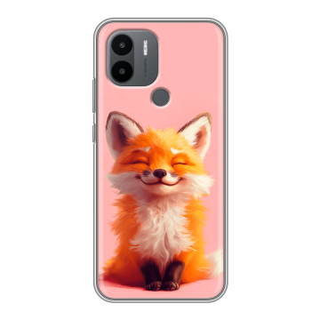 Силиконовый чехол на Xiaomi RedMi A2 Plus с принтом милая лиса Силиконовый чехол на Xiaomi RedMi A2 Plus с принтом милая лиса