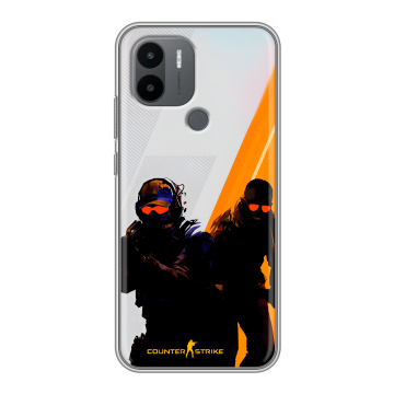 Силиконовый чехол на Xiaomi RedMi A2 Plus с принтом Контер страйк Counter strike