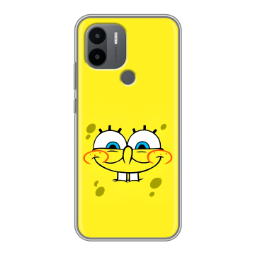Силиконовый чехол на Xiaomi RedMi A2 Plus с принтом спанчбоб спанч боб Силиконовый чехол на Xiaomi RedMi A2 Plus с принтом спанчбоб спанч боб