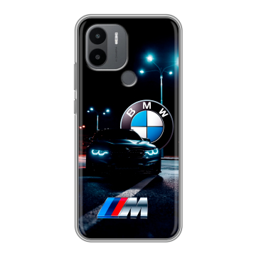 Силиконовый чехол на Xiaomi RedMi A2 Plus с принтом БМВ BMW