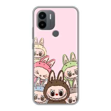 Силиконовый чехол на Xiaomi RedMi A2 Plus с принтом Лабубу Силиконовый чехол на Xiaomi RedMi A2 Plus с принтом Лабубу
