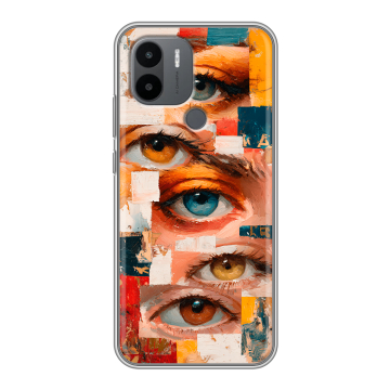 Силиконовый чехол на Xiaomi RedMi A2 Plus с принтом Модный принт Силиконовый чехол на Xiaomi RedMi A2 Plus с принтом Модный принт