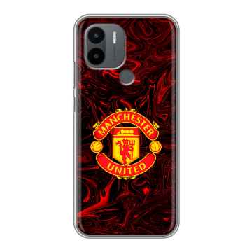 Силиконовый чехол на Xiaomi RedMi A2 Plus с принтом Manchester United Силиконовый чехол на Xiaomi RedMi A2 Plus с принтом Manchester United
