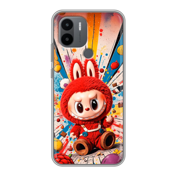 Силиконовый чехол на Xiaomi RedMi A2 Plus с принтом Labubu Лабубу Силиконовый чехол на Xiaomi RedMi A2 Plus с принтом Labubu Лабубу