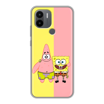 Силиконовый чехол на Xiaomi RedMi A2 Plus с принтом Спанч боб Спанчбоб Силиконовый чехол на Xiaomi RedMi A2 Plus с принтом Спанч боб Спанчбоб