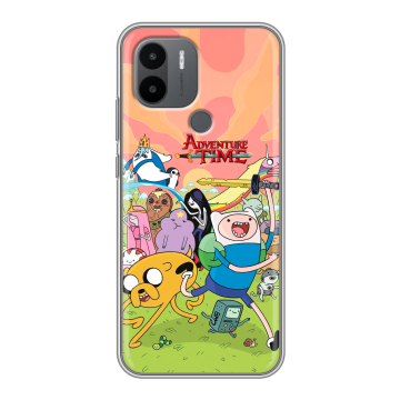 Силиконовый чехол на Xiaomi RedMi A2 Plus с принтом Adventure time Время приключений Силиконовый чехол на Xiaomi RedMi A2 Plus с принтом Adventure time Время приключений
