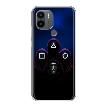 Силиконовый чехол на Xiaomi RedMi A2 Plus с принтом Игра Кальмара Силиконовый чехол на Xiaomi RedMi A2 Plus с принтом Игра Кальмара