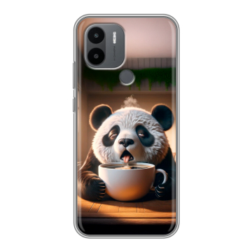 Силиконовый чехол на Xiaomi RedMi A2 Plus с принтом смешная панда