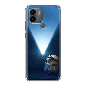 Силиконовый чехол на Xiaomi RedMi A2 Plus с принтом Миньоны Силиконовый чехол на Xiaomi RedMi A2 Plus с принтом Миньоны