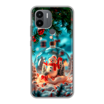 Силиконовый чехол на Xiaomi RedMi A2 Plus с принтом Новый год Силиконовый чехол на Xiaomi RedMi A2 Plus с принтом Новый год