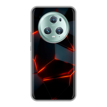 Силиконовый чехол на Huawei Honor Magic 5 Pro с принтом Яркие абстракции Силиконовый чехол на Huawei Honor Magic 5 Pro с принтом Яркие абстракции