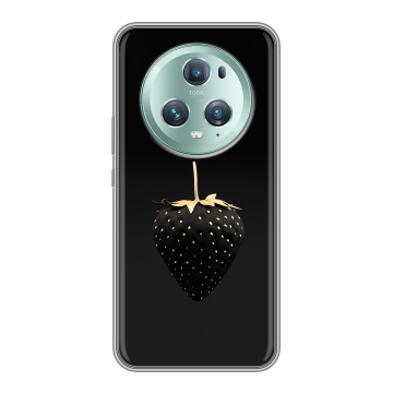 Силиконовый чехол на Huawei Honor Magic 5 Pro с принтом Черная клубника Силиконовый чехол на Huawei Honor Magic 5 Pro с принтом Черная клубника