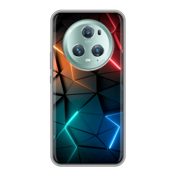Силиконовый чехол на Huawei Honor Magic 5 Pro с принтом Абстракция неон Силиконовый чехол на Huawei Honor Magic 5 Pro с принтом Абстракция неон