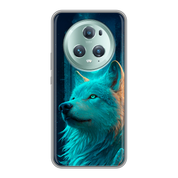 Силиконовый чехол на Huawei Honor Magic 5 Pro с принтом бабочки саккура Силиконовый чехол на Huawei Honor Magic 5 Pro с принтом бабочки саккура