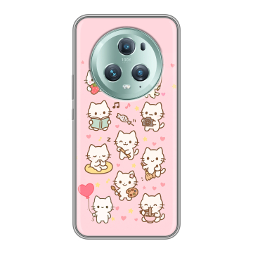 Силиконовый чехол на Huawei Honor Magic 5 Pro с принтом Hello Kitty Хелоу Кити Силиконовый чехол на Huawei Honor Magic 5 Pro с принтом Hello Kitty Хелоу Кити