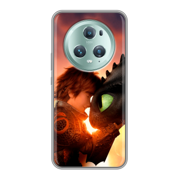 Силиконовый чехол на Huawei Honor Magic 5 Pro с принтом Как приручить дракона Силиконовый чехол на Huawei Honor Magic 5 Pro с принтом Как приручить дракона