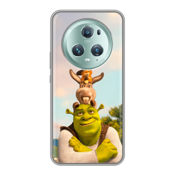Силиконовый чехол на Huawei Honor Magic 5 Pro с принтом Шрек Shrek Силиконовый чехол на Huawei Honor Magic 5 Pro с принтом Шрек Shrek