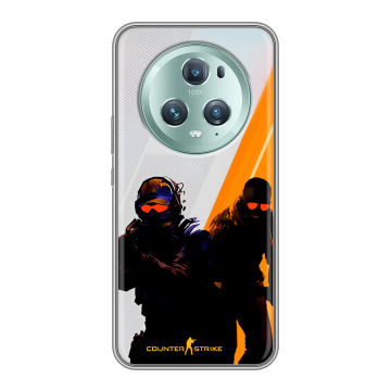 Силиконовый чехол на Huawei Honor Magic 5 Pro с принтом Контер страйк Counter strike Силиконовый чехол на Huawei Honor Magic 5 Pro с принтом Контер страйк Counter strike