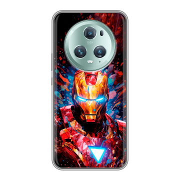 Силиконовый чехол на Huawei Honor Magic 5 Pro с принтом Железный человек Ironman Силиконовый чехол на Huawei Honor Magic 5 Pro с принтом Железный человек Ironman