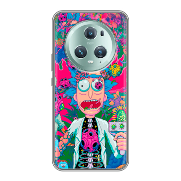Силиконовый чехол на Huawei Honor Magic 5 Pro с принтом Рик и Морти Rick Morty Силиконовый чехол на Huawei Honor Magic 5 Pro с принтом Рик и Морти Rick Morty