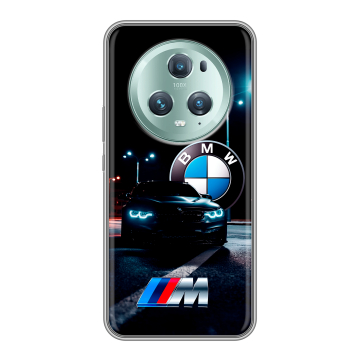 Силиконовый чехол на Huawei Honor Magic 5 Pro с принтом БМВ BMW