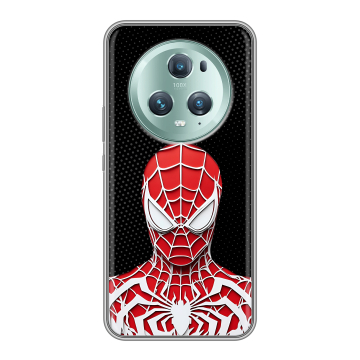 Силиконовый чехол на Huawei Honor Magic 5 Pro с принтом человек паук spiderman Силиконовый чехол на Huawei Honor Magic 5 Pro с принтом человек паук spiderman
