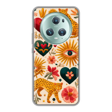 Силиконовый чехол на Huawei Honor Magic 5 Pro с принтом Модный принт Силиконовый чехол на Huawei Honor Magic 5 Pro с принтом Модный принт